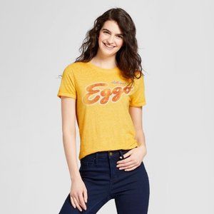 Kellogg’s Eggo Burnout Yellow Tee, Lg